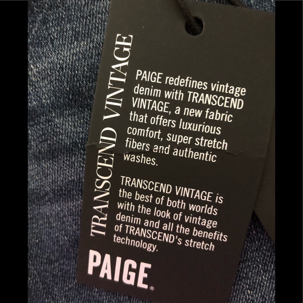 New Paige Jacqueline high rise straight crop